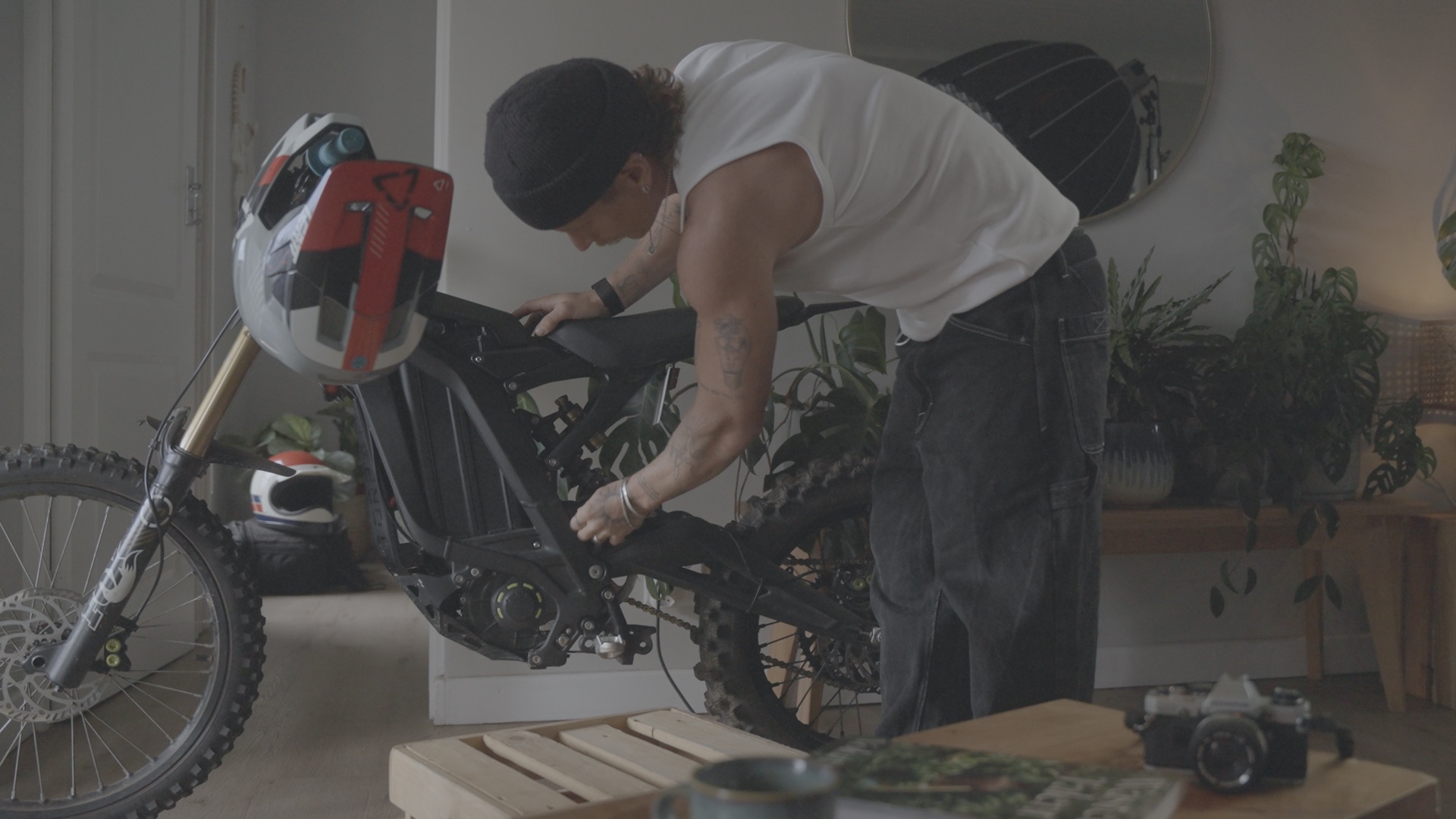 Bike in the room, ungraded
